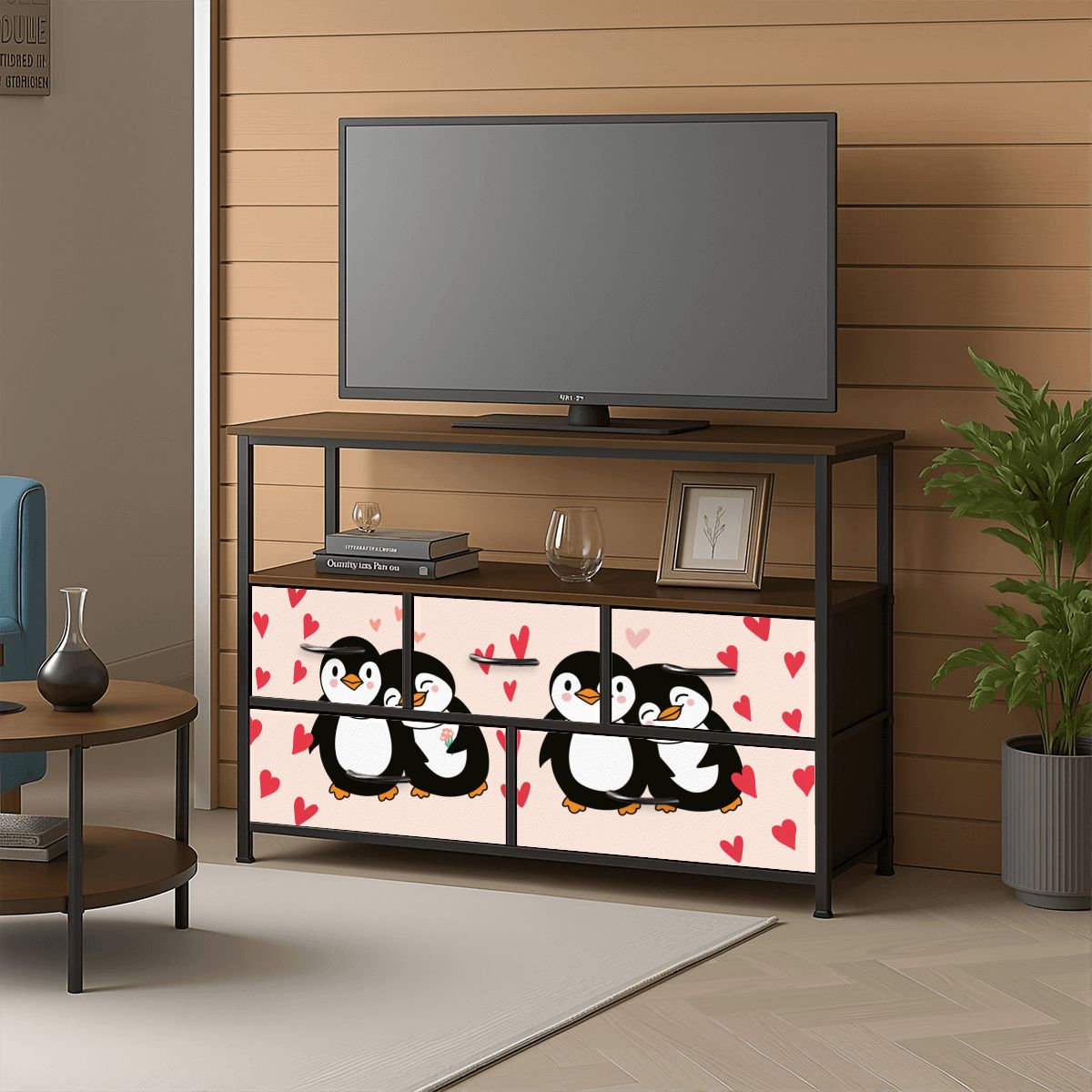 5Drawer TV Stand Dresser