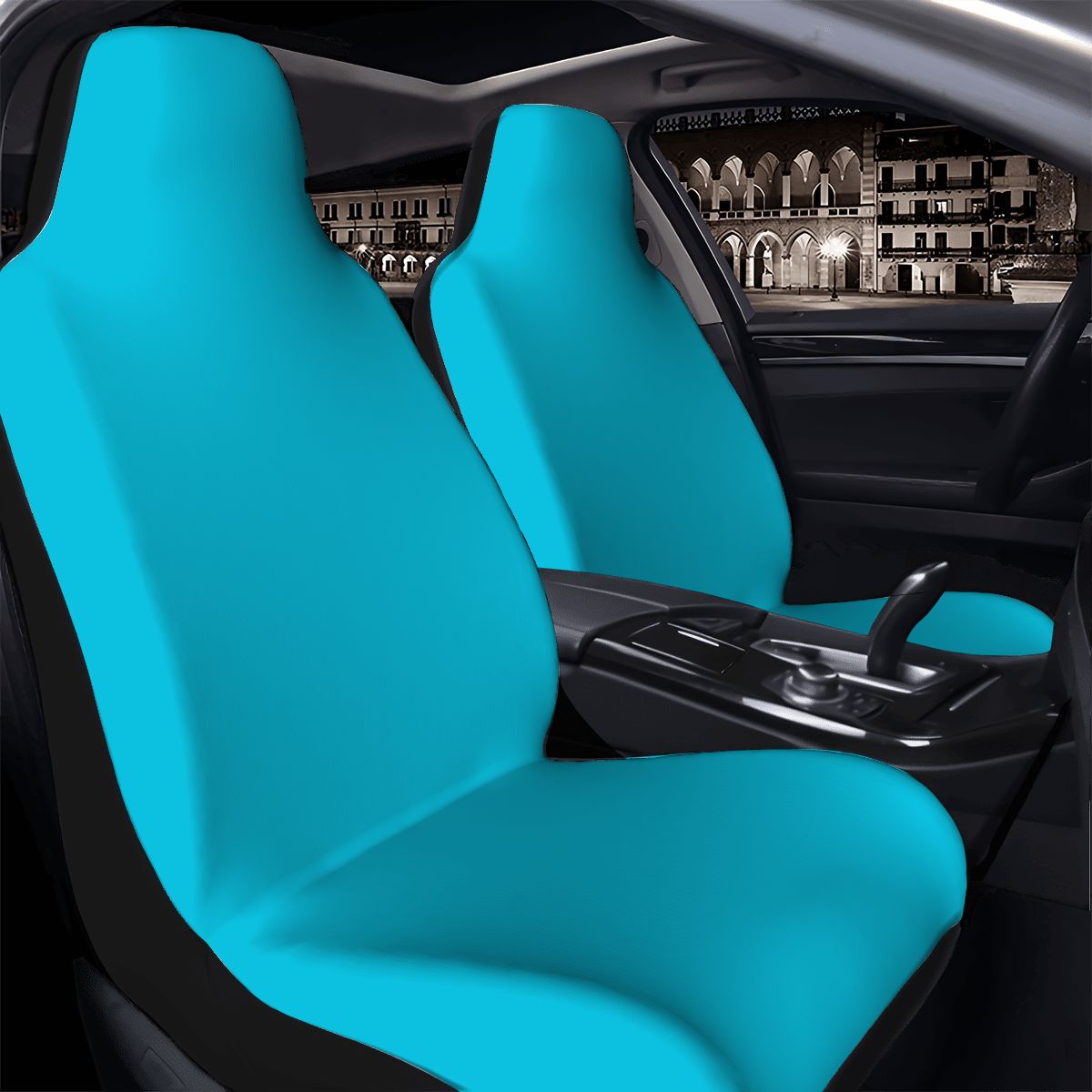 Car Seat Covers Aquablå