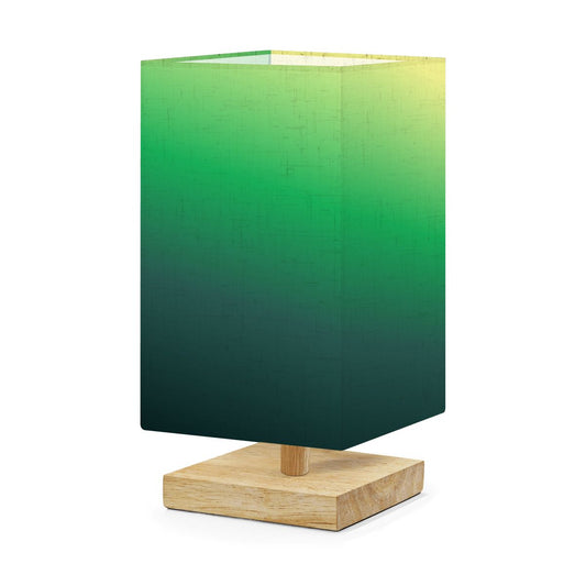 Square Table Lamp Bluegreen