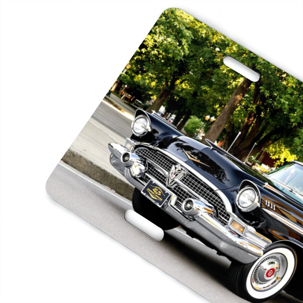 Aluminum License Plate 1957 Dodge Custom Royal Lancer Convertible