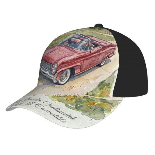 Baseball Cap - 1958 Lincoln Continental Mark III Convertible Röd