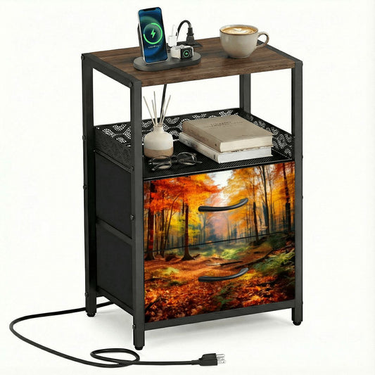 2Drawer Bedside Table 70