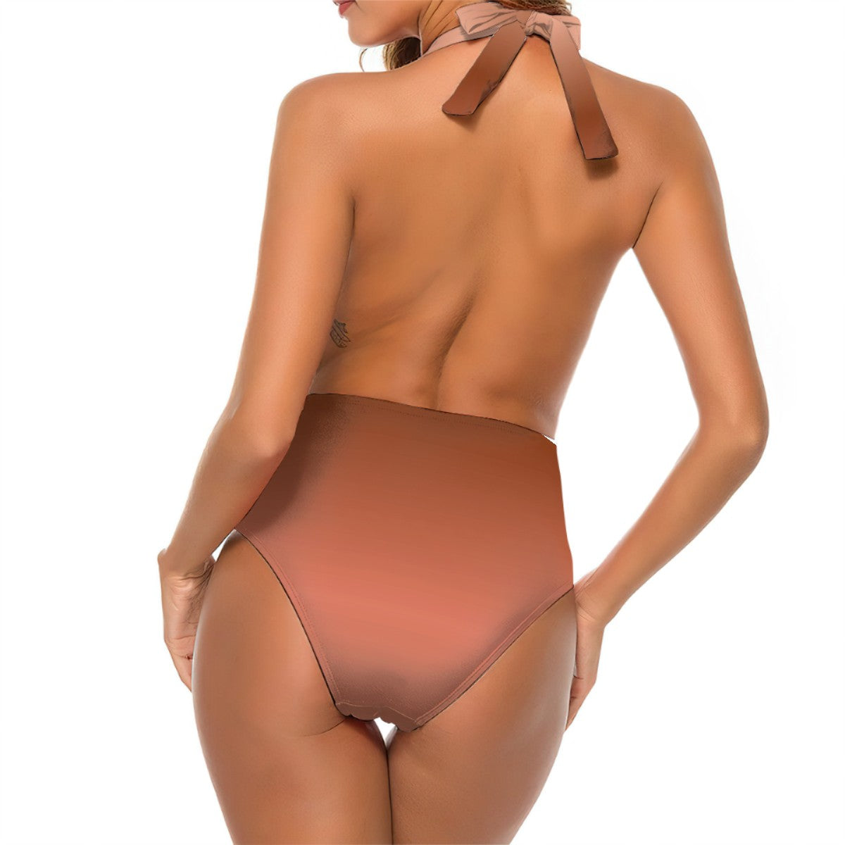 Deep V One Piece Swimsuit Women