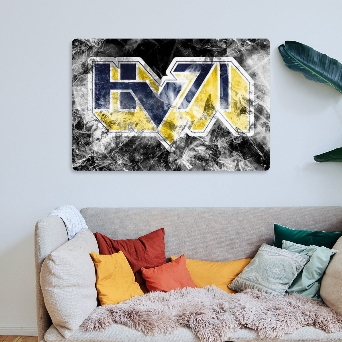Rectangular Tin Sign Metal Sign Decor HV71