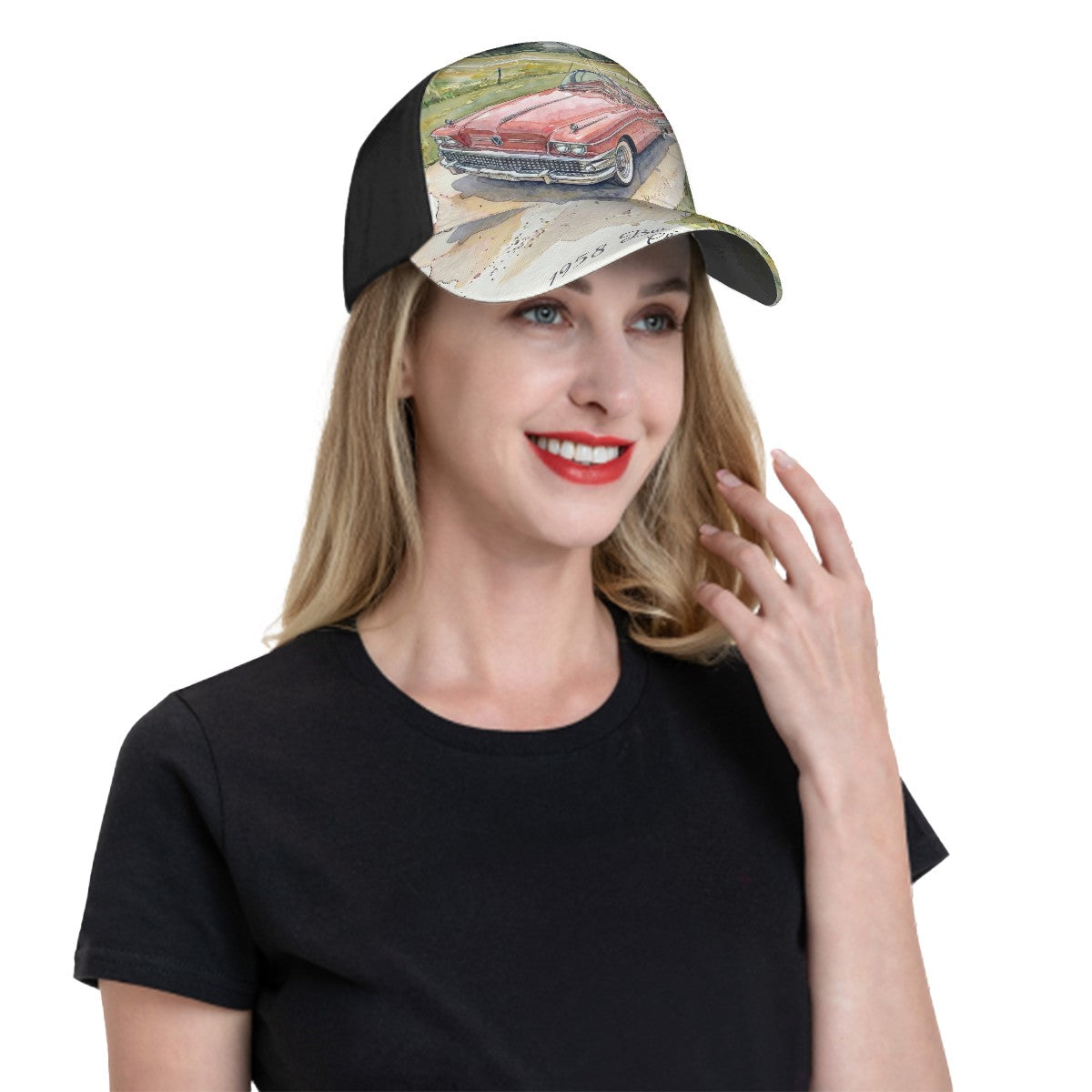Baseball Cap - 1958 Buick Limited Convertible rosa