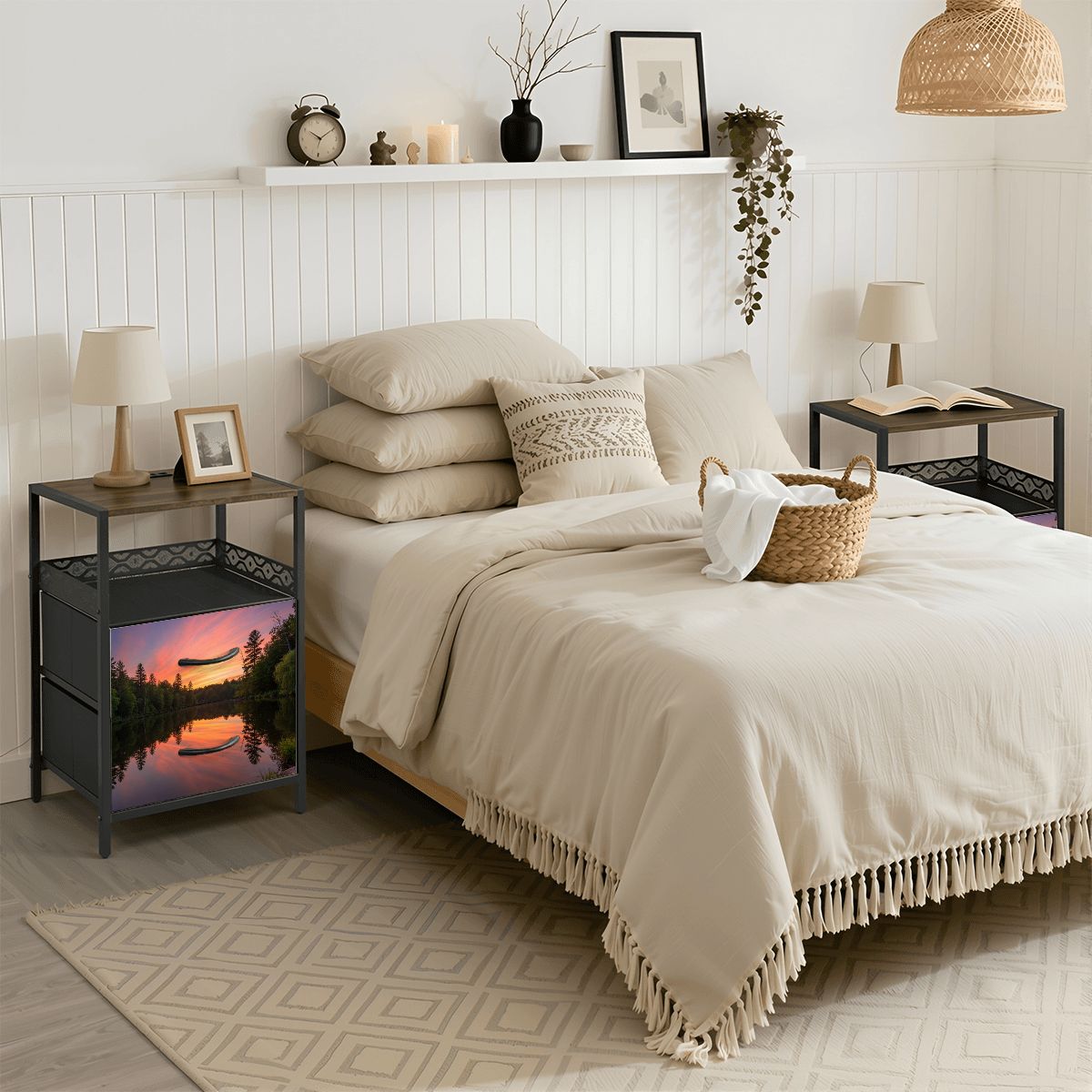 2Drawer Bedside Table