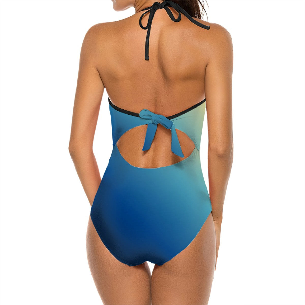 Halter One Piece Swimsuit Women