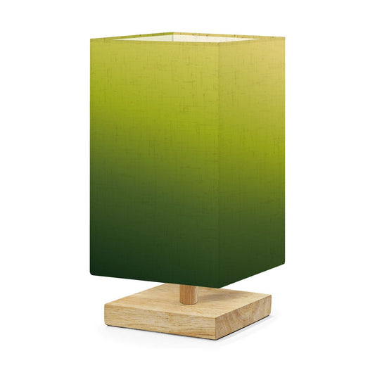 Square Table Lamp Green