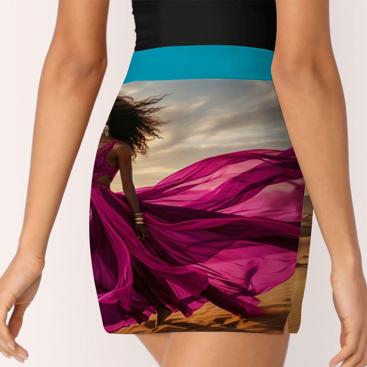 ALine Skort With Pocket Magenta Turkos