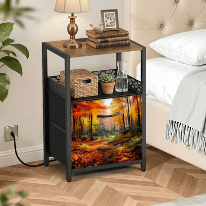 2Drawer Bedside Table 70