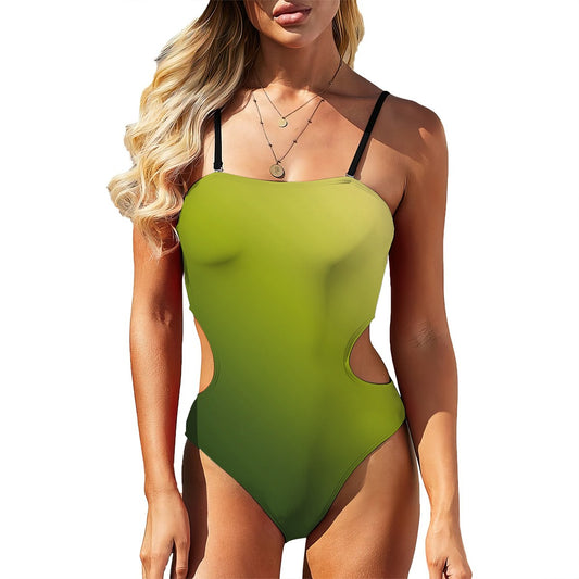 Cut Out One Piece Swimsuit Women