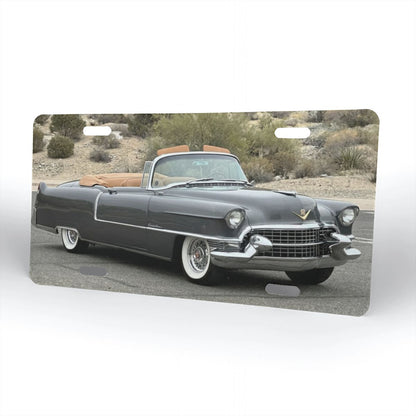 Aluminum License Plate 1955 Cadillac Series 62 Convertible