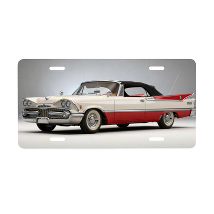 Aluminum License Plate 1959 Dodge Custom Royal Convertible