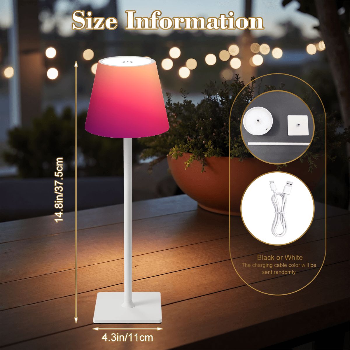 LED Cordless Table Lamp Polaroid
