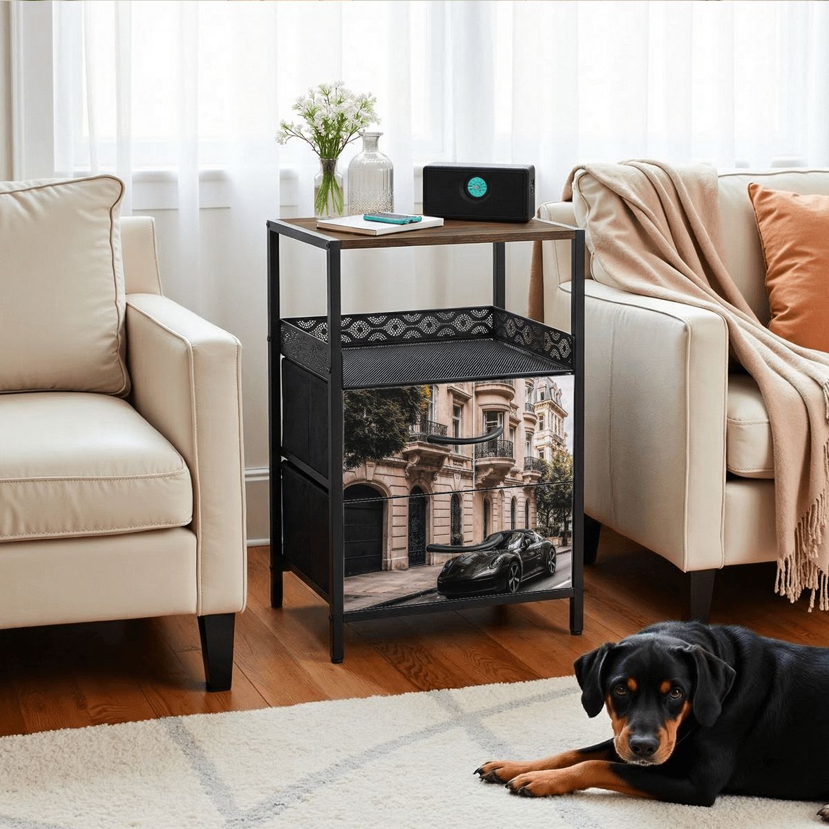 2Drawer Bedside Table