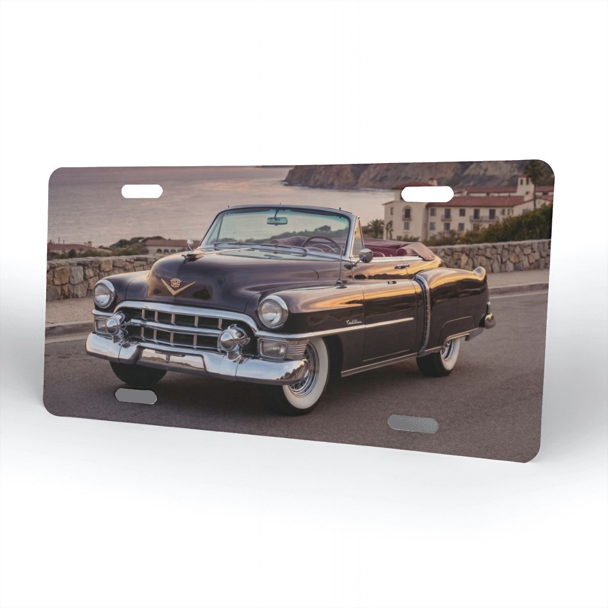 Aluminum License Plate 1953 Cadillac Series 62 Convertible