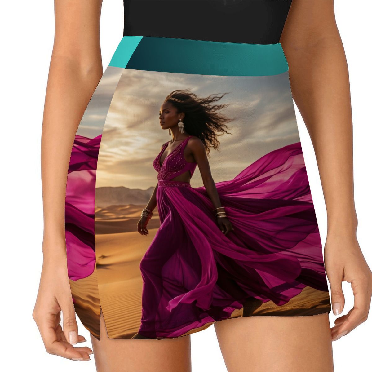 ALine Skort With Pocket Magenta Coola Toner