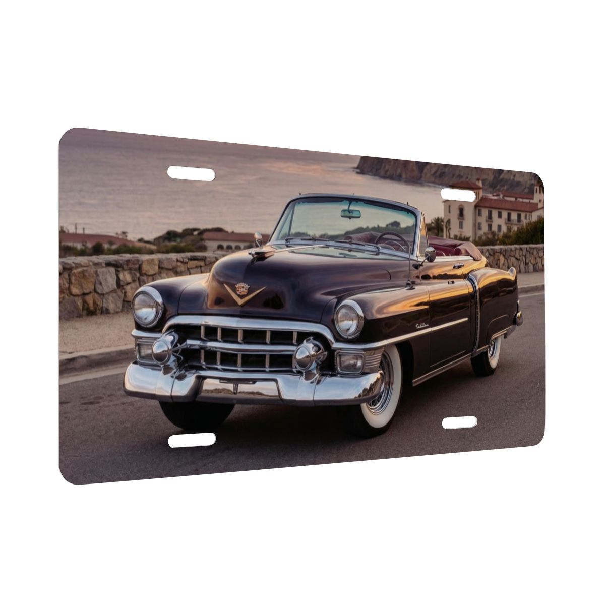 Aluminum License Plate 1953 Cadillac Series 62 Convertible