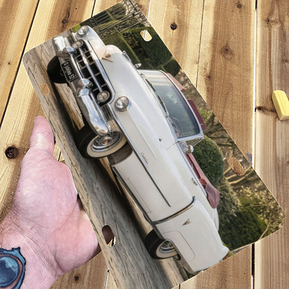 Aluminum License Plate 1952 Cadillac Series 62 Convertible
