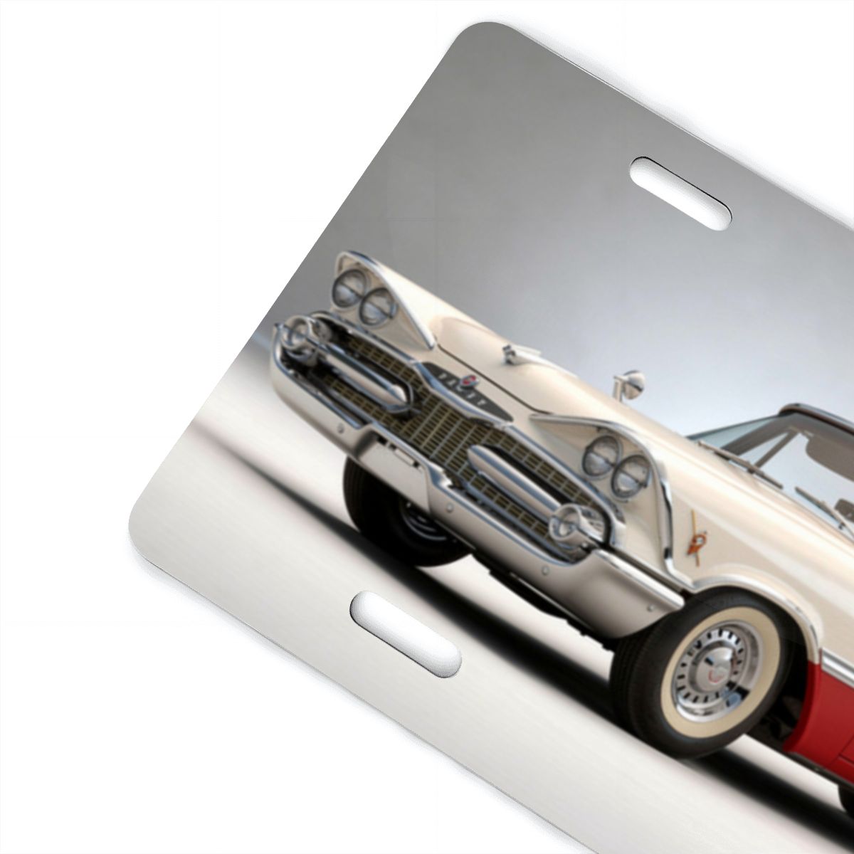 Aluminum License Plate 1959 Dodge Custom Royal Convertible