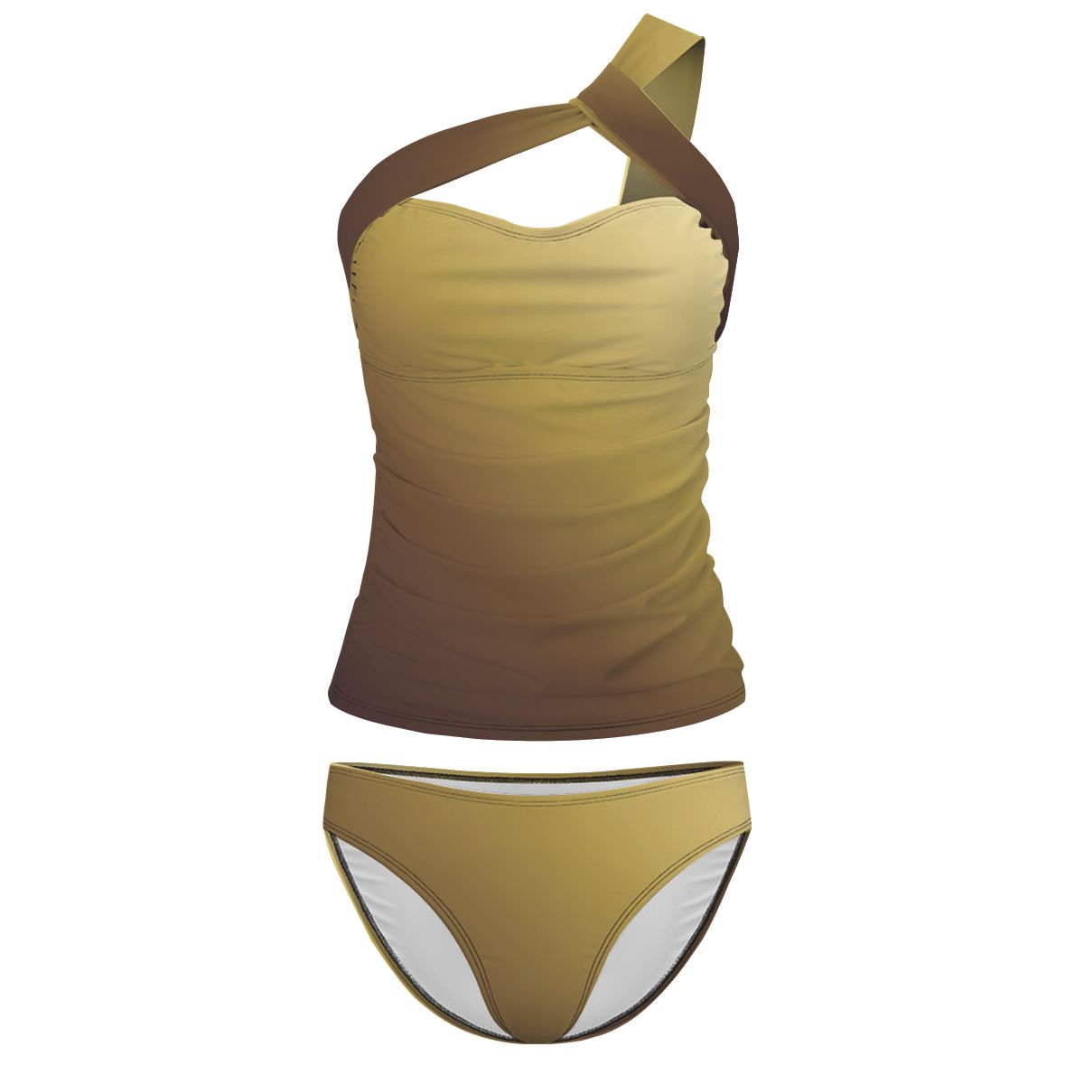 OneShoulder Two Piece Swimsuit