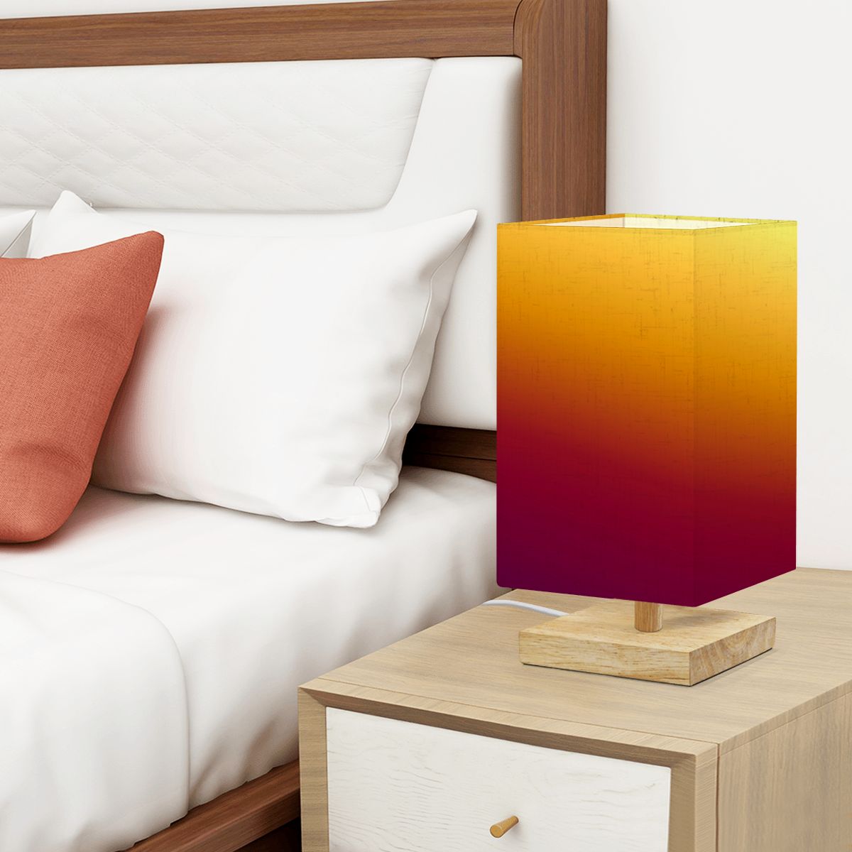 Square Table Lamp Technicolor
