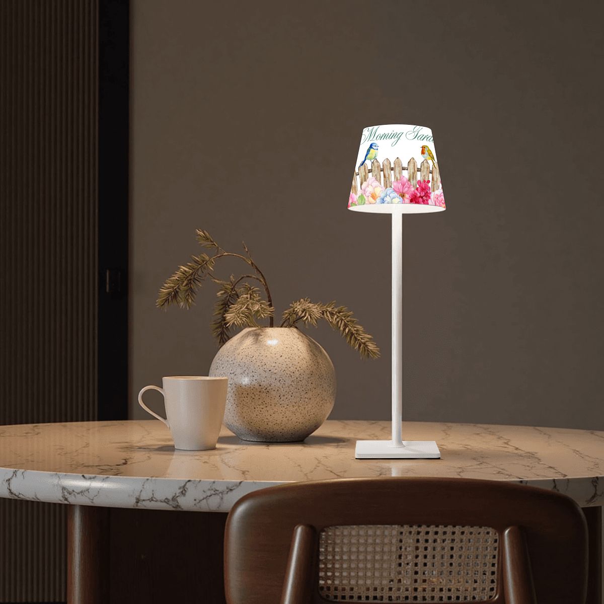 LED Cordless Table Lamp Morning Garden
