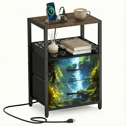 2Drawer Bedside Table 18