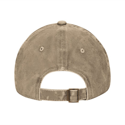 Unisex Washed Denim Baseball Cap Firefly1959 Cadillac De Ville, Blue