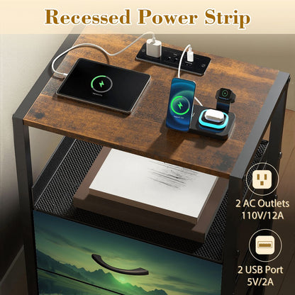 2Drawer Bedside Table 29