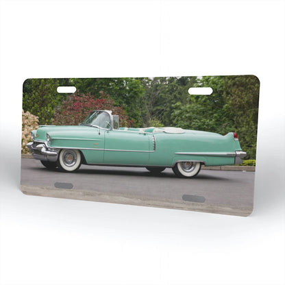 Aluminum License Plate 1956 Cadillac Series 62 Convertible