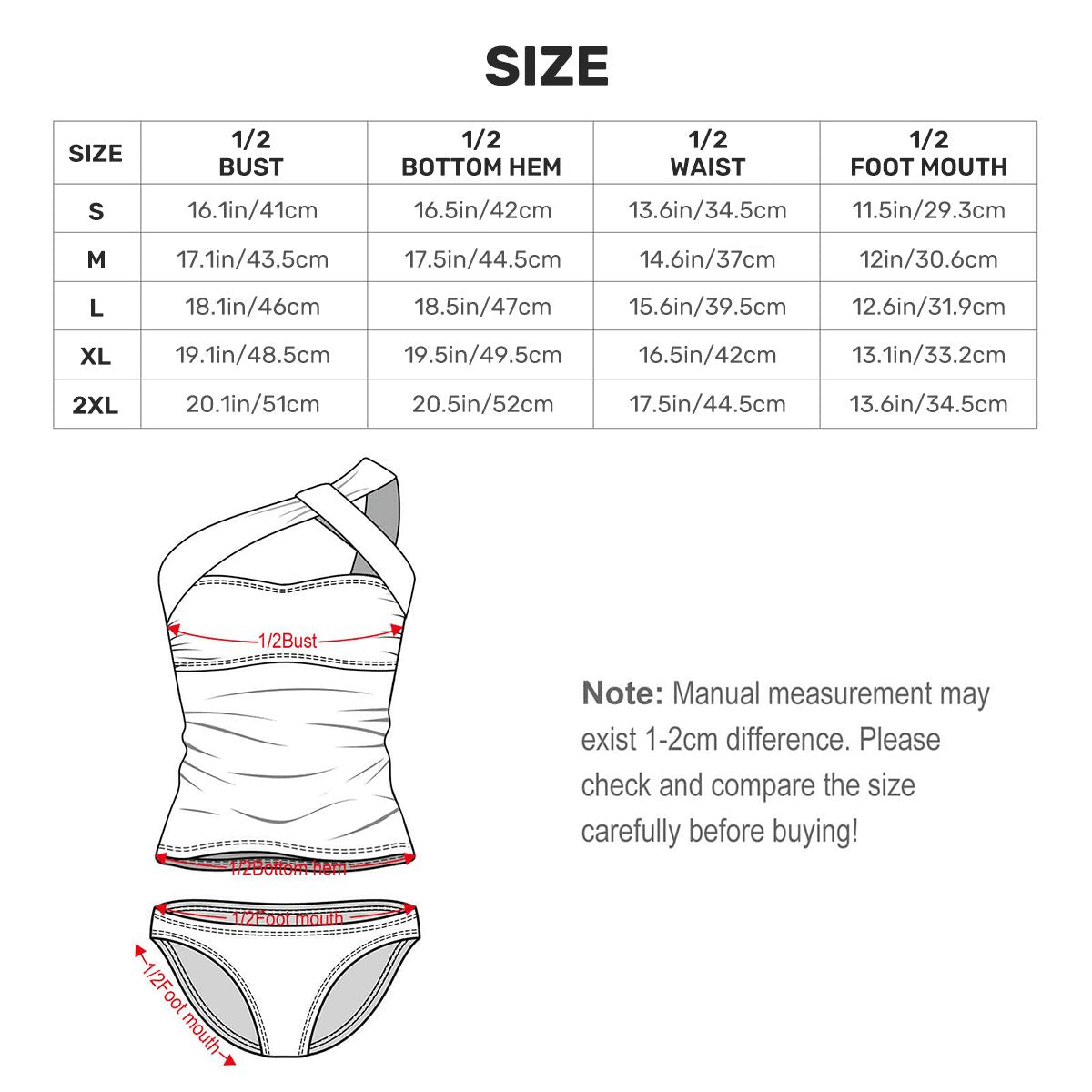 OneShoulder Two Piece Swimsuit