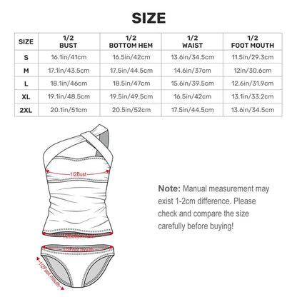 OneShoulder Two Piece Swimsuit