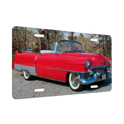 Aluminum License Plate 1954 Cadillac Series 62 Convertible