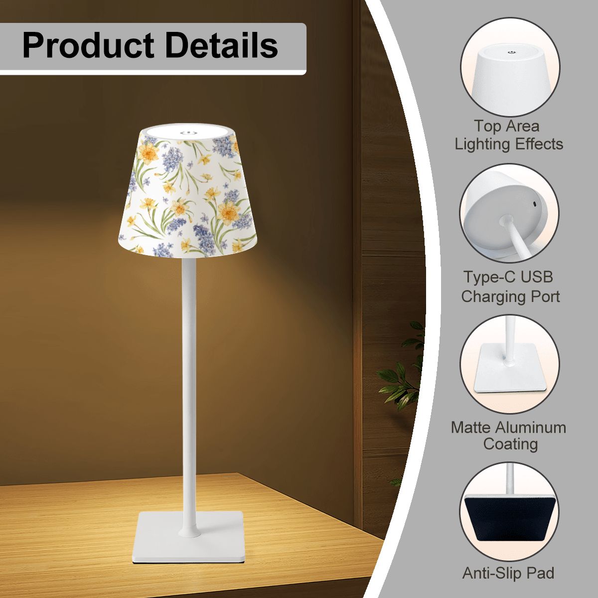 LED Cordless Table Lamp