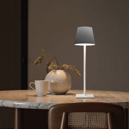 LED Cordless Table Lamp Grayscale