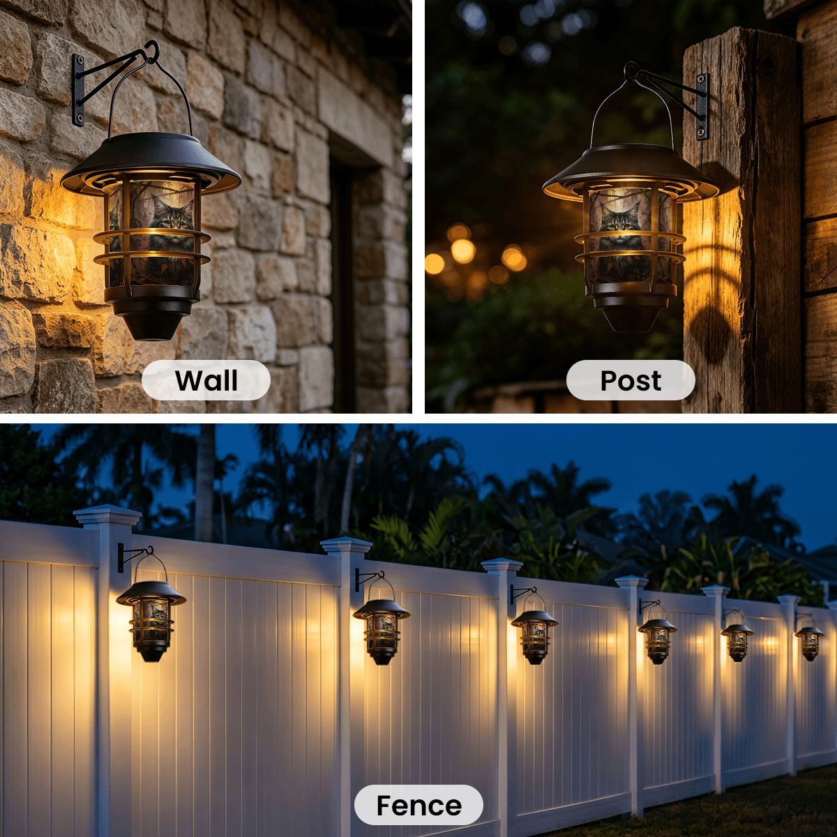 Hanging Solar Lights 2pcs