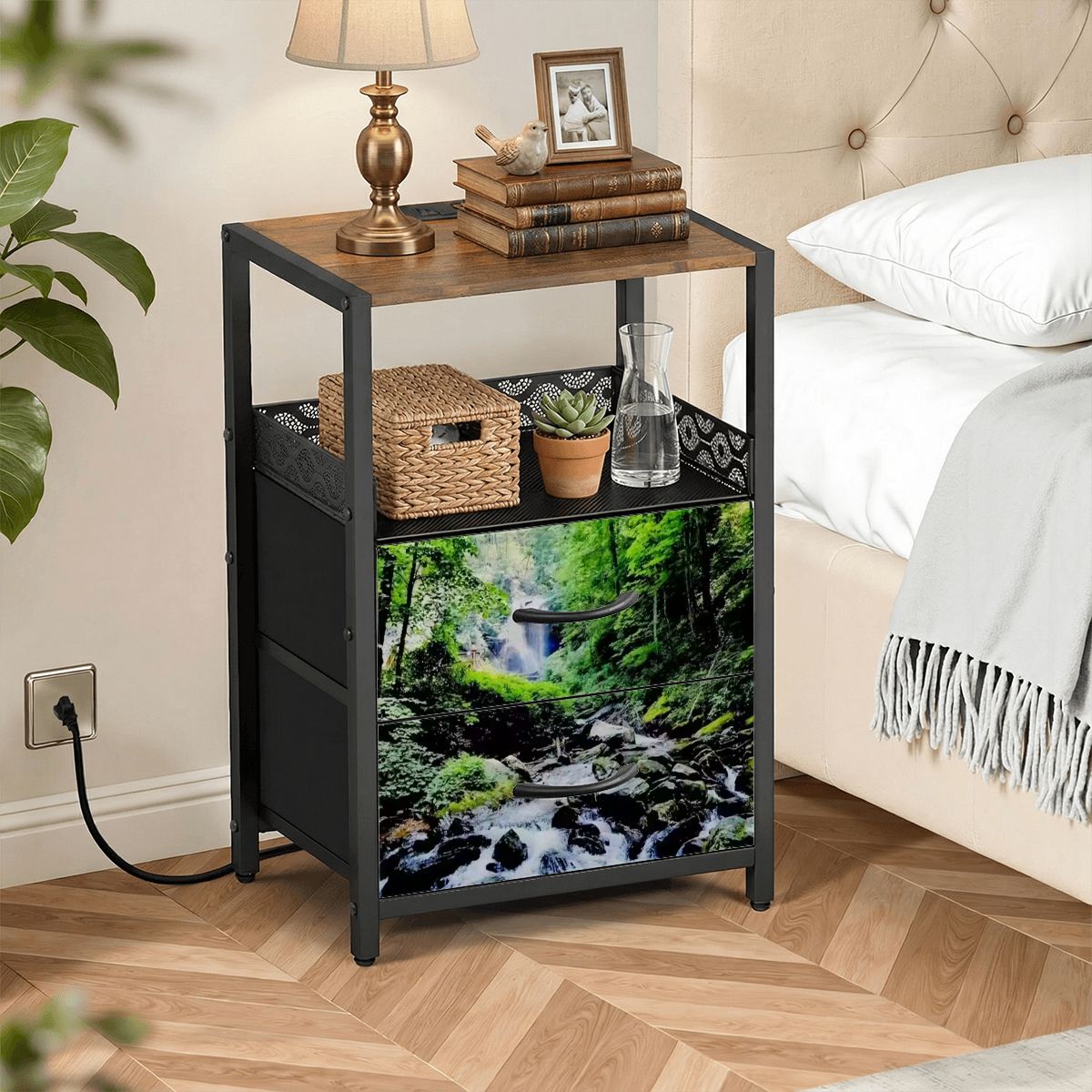 2Drawer Bedside Table 22