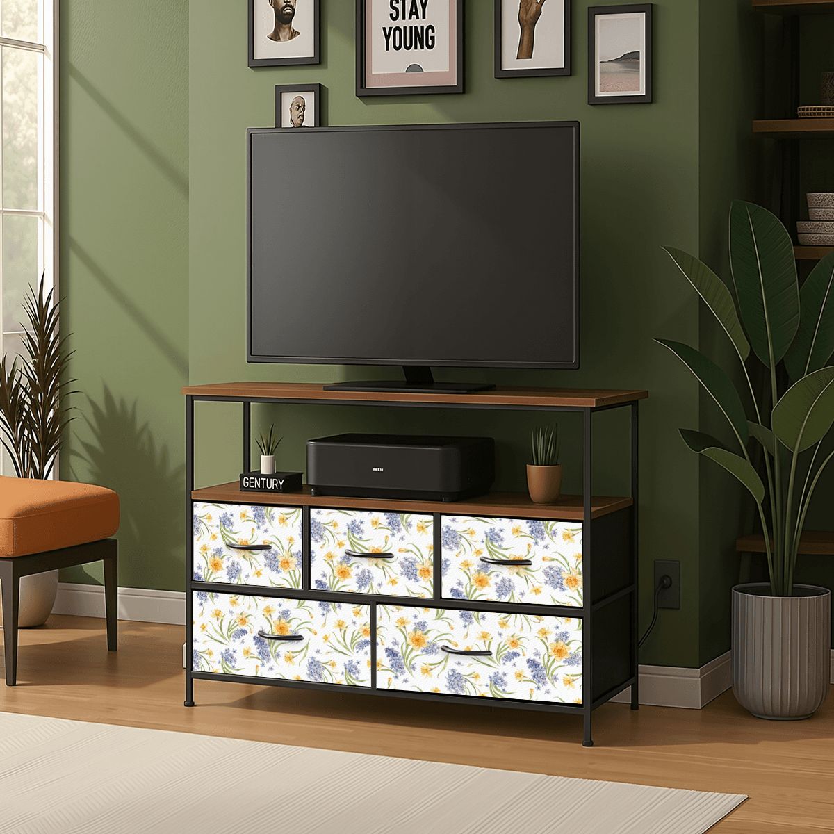 5Drawer TV Stand Dresser