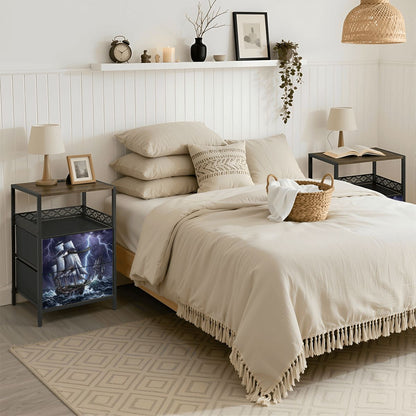 2Drawer Bedside Table 11