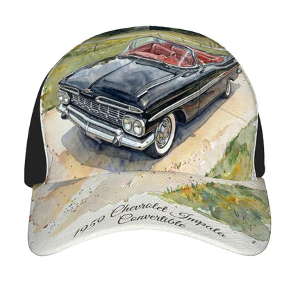 Baseball Cap - 1959 Chevrolet Impala Convertible svart