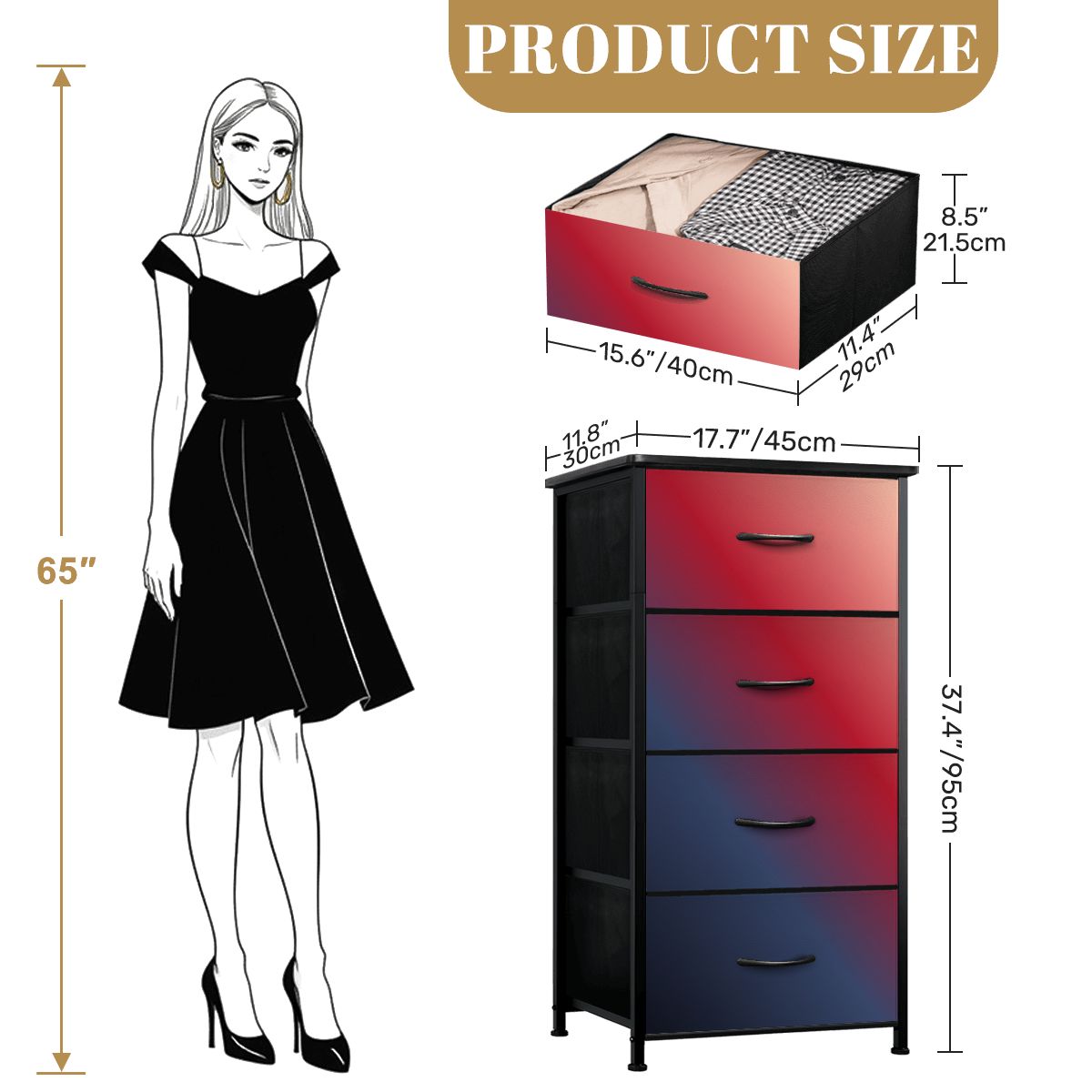 4Drawer Dresser