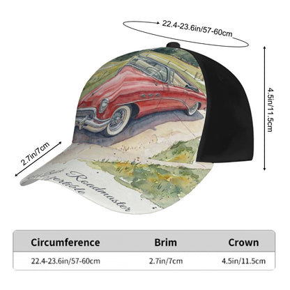 Baseball Cap - 1954 Buick Roadmaster Convertible röd