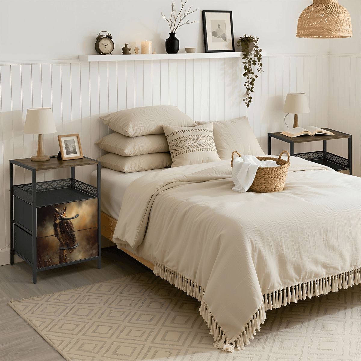 2Drawer Bedside Table