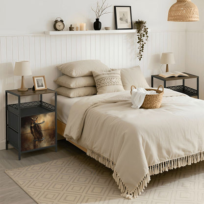 2Drawer Bedside Table