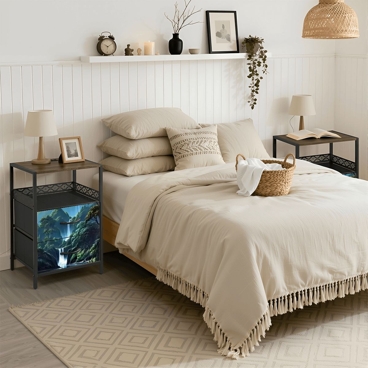 2Drawer Bedside Table 20
