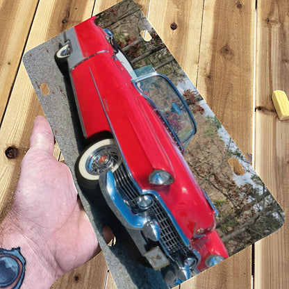 Aluminum License Plate 1954 Cadillac Series 62 Convertible