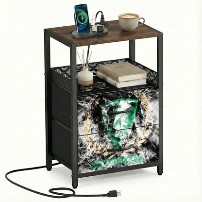 2Drawer Bedside Table 88