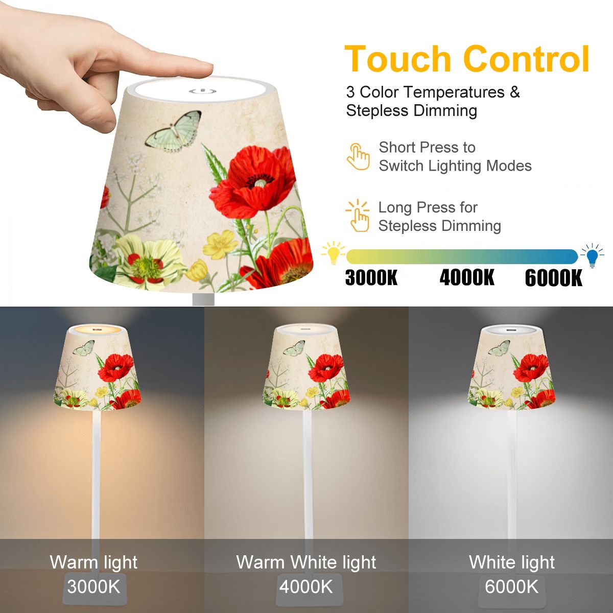 LED Cordless Table Lamp