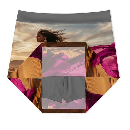 ALine Skort With Pocket Magenta Grå